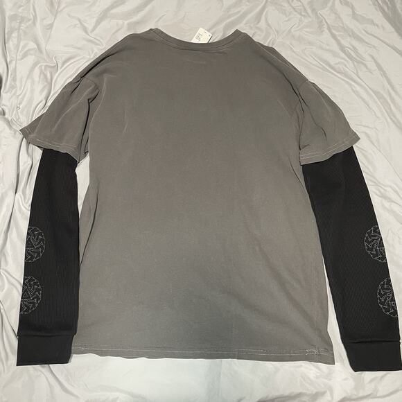 Soundgarden XL Unisex Long Sleeve Shirt Urban Outfitters New Gray Black Band - Picture 6 of 6